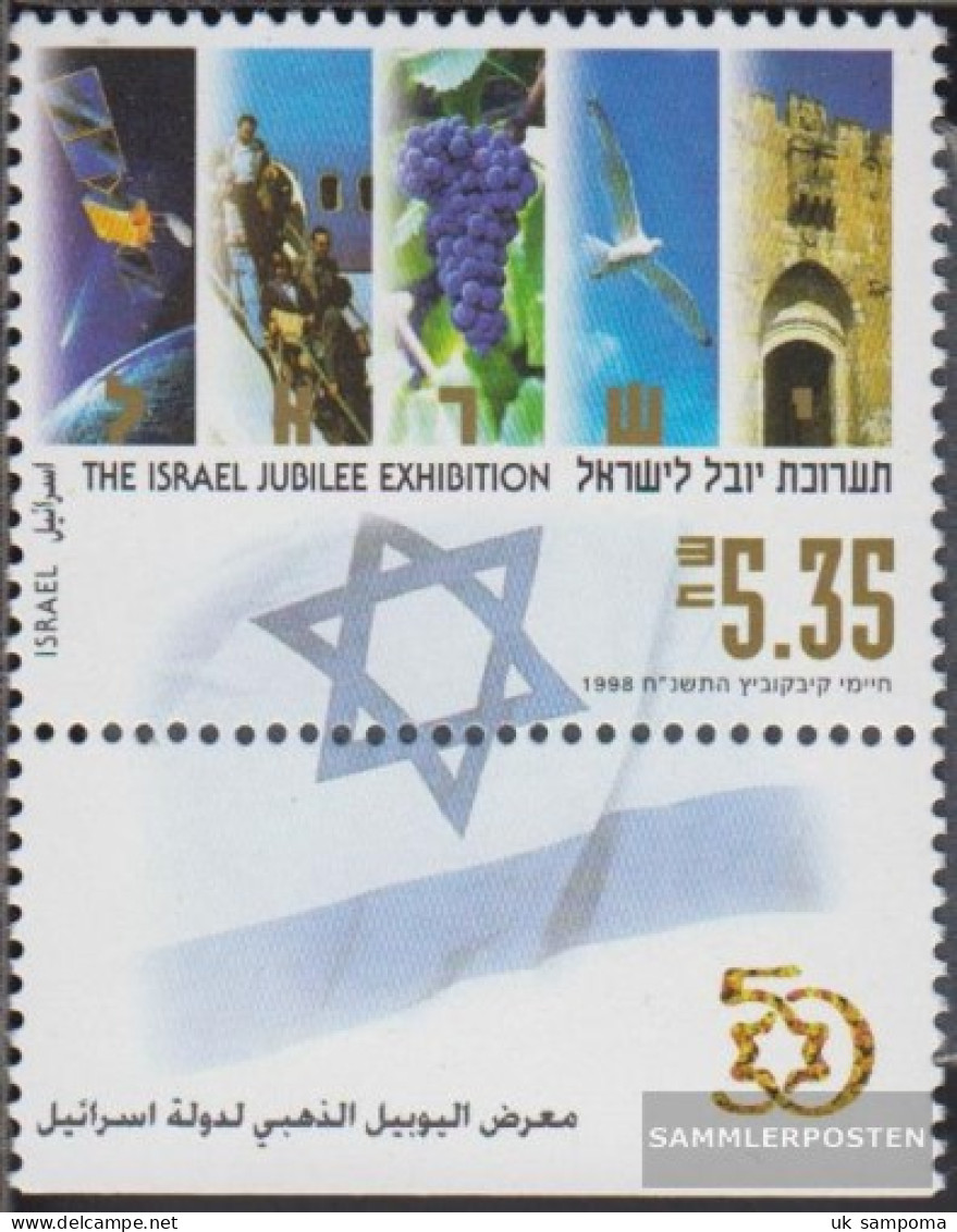 Israel 1486 With Tab (complete Issue) Unmounted Mint / Never Hinged 1998 Anniversary Exhibition - Unused Stamps (with Tabs)