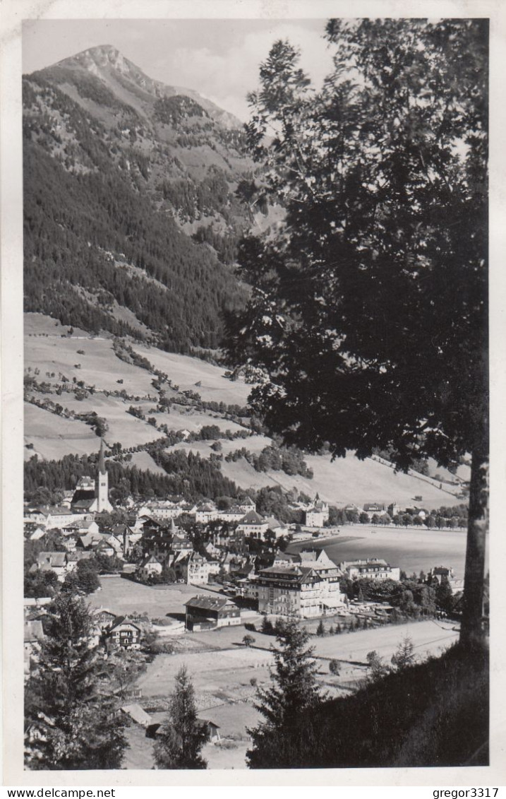 E4733) HOFGASTEIN - Salzburg - FOTO AK Gegen Berge Häuser ALT ! - Bad Hofgastein