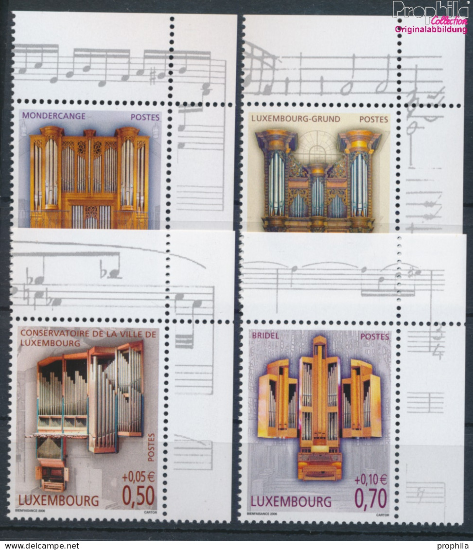 Luxemburg 1724-1727 (kompl.Ausg.) Postfrisch 2006 Orgeln (10331857 - Neufs