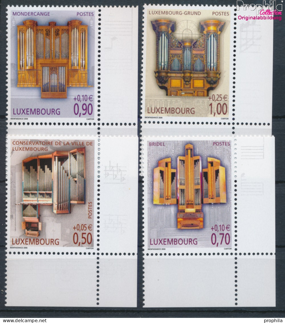 Luxemburg 1724-1727 (kompl.Ausg.) Postfrisch 2006 Orgeln (10331858 - Neufs