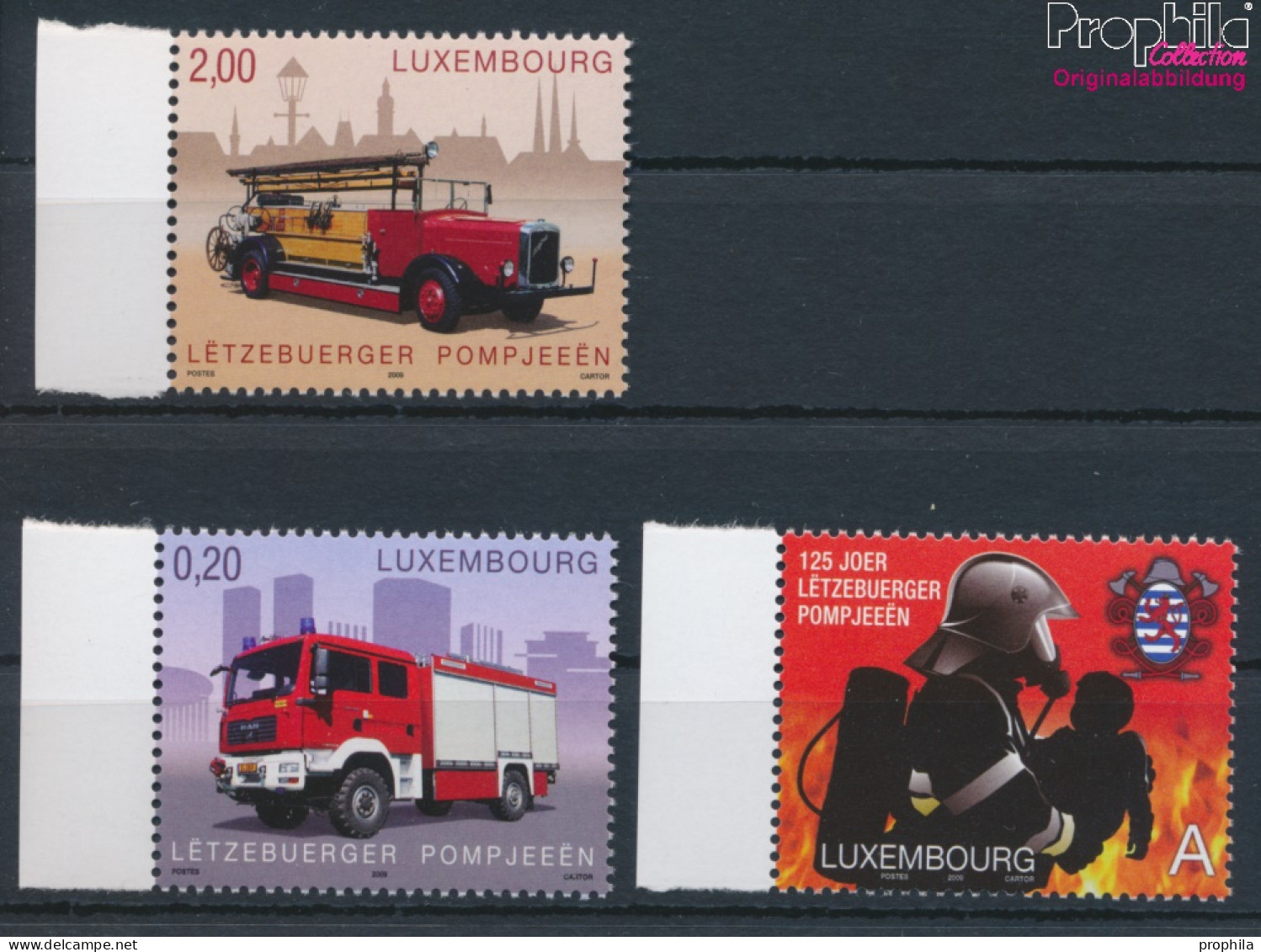 Luxemburg 1818-1820 (kompl.Ausg.) Postfrisch 2009 Nationaler Feuerwehrverband (10331852 - Unused Stamps