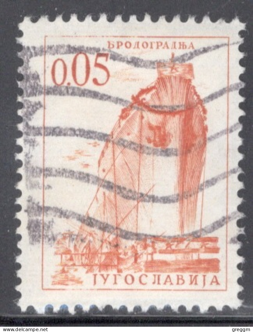 Yugoslavia 1966 Single Stamp For Technology And Architecture Both Colours And Values Changed  In Fine Used - Used Stamps