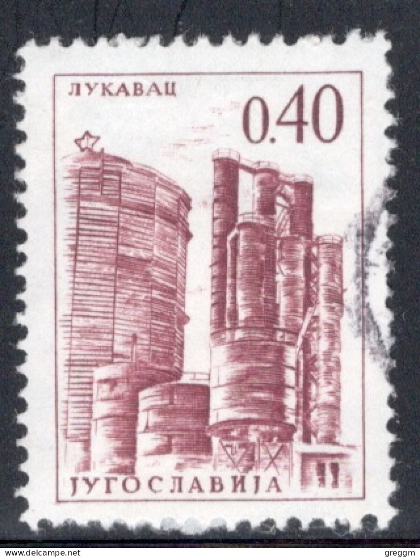 Yugoslavia 1966 Single Stamp For Technology And Architecture Both Colours And Values Changed  In Fine Used - Used Stamps