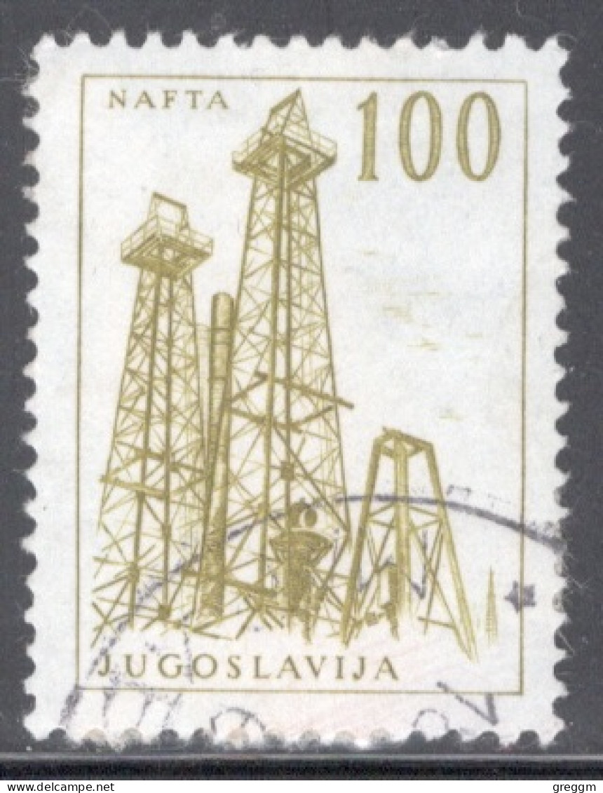 Yugoslavia 1966 Single Stamp For Technology And Architecture Both Colours And Values Changed  In Fine Used - Oblitérés