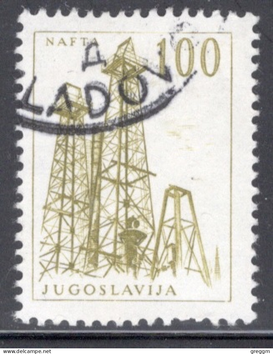 Yugoslavia 1966 Single Stamp For Technology And Architecture Both Colours And Values Changed  In Fine Used - Oblitérés