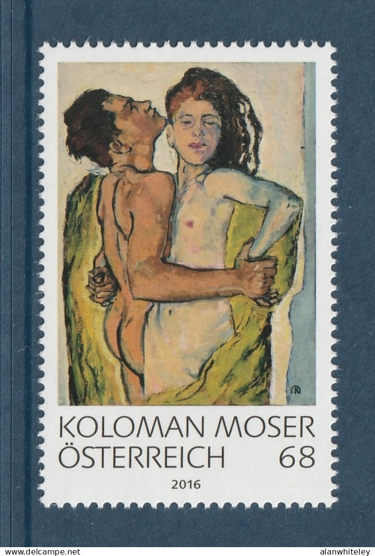 AUSTRIA 2016 Modern Art / Koloman Moser : Single Stamp UM/MNH - Nudes