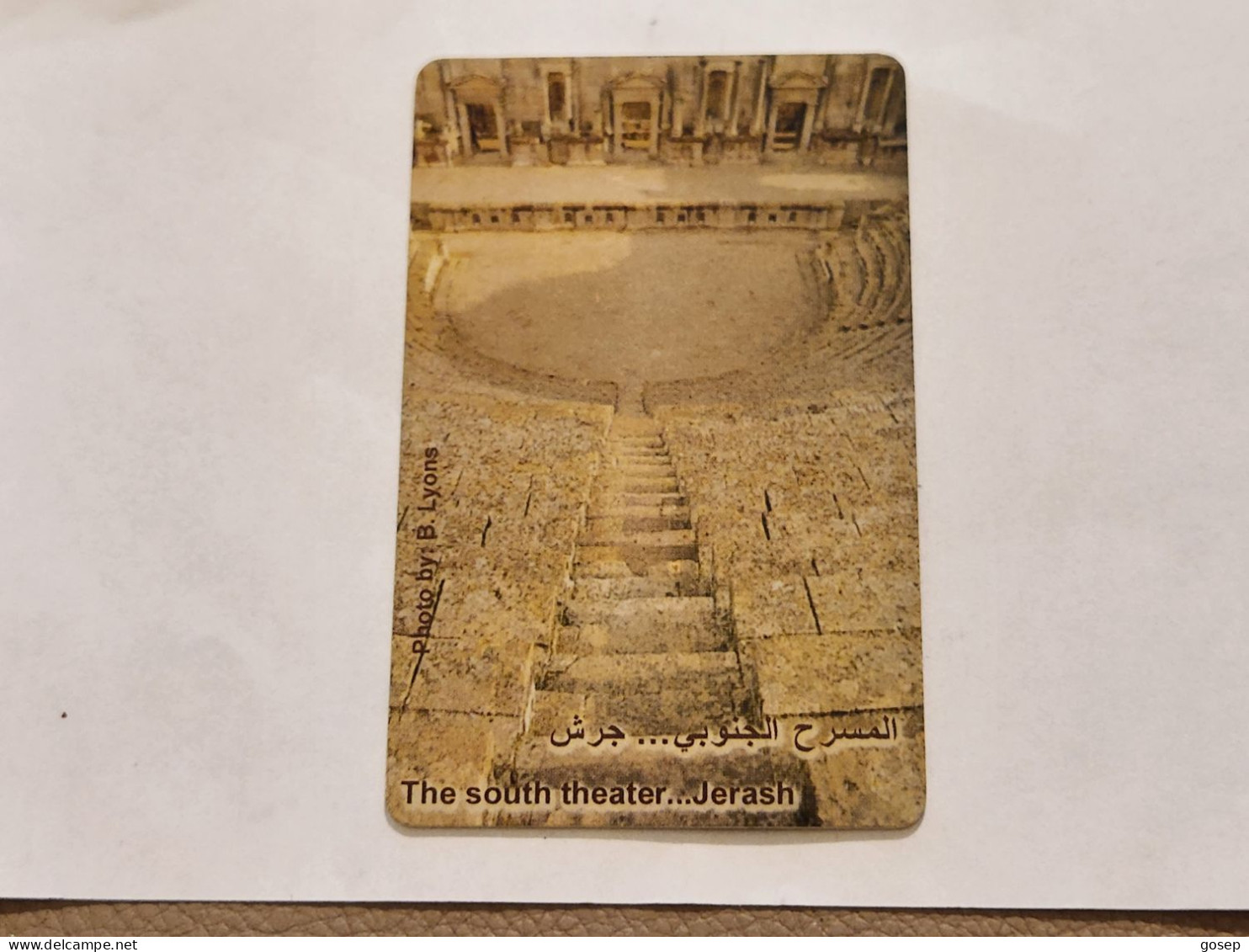 JORDAN-(JO-ALO-0129)-The South Theatre-(208)-(4101-118993)-(3JD)-(03/2002)-used Card+1card Prepiad Free - Jordan