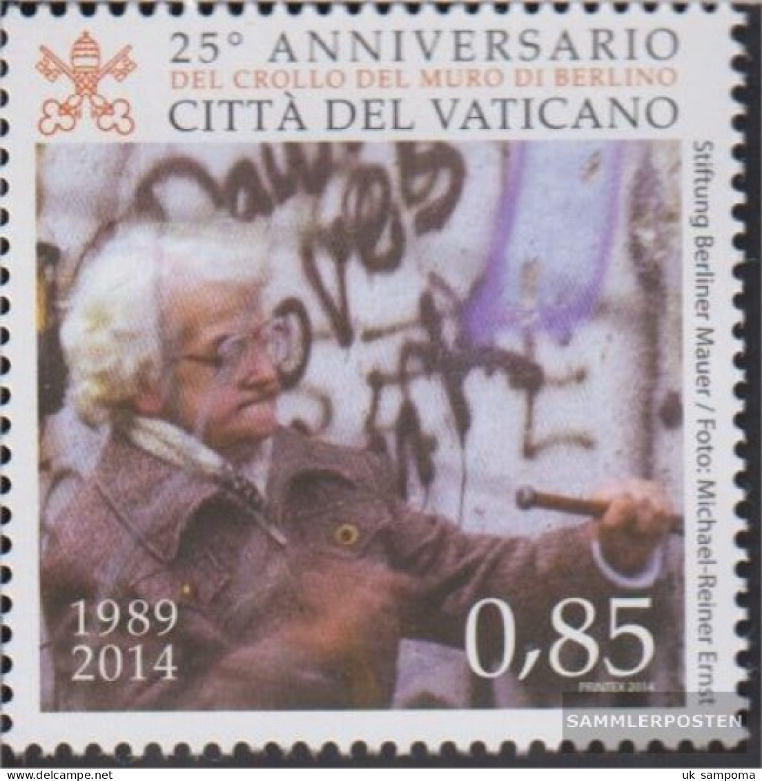 Vatikanstadt 1819 (complete Issue) Unmounted Mint / Never Hinged 2014 Berlin Mauerfall - Unused Stamps