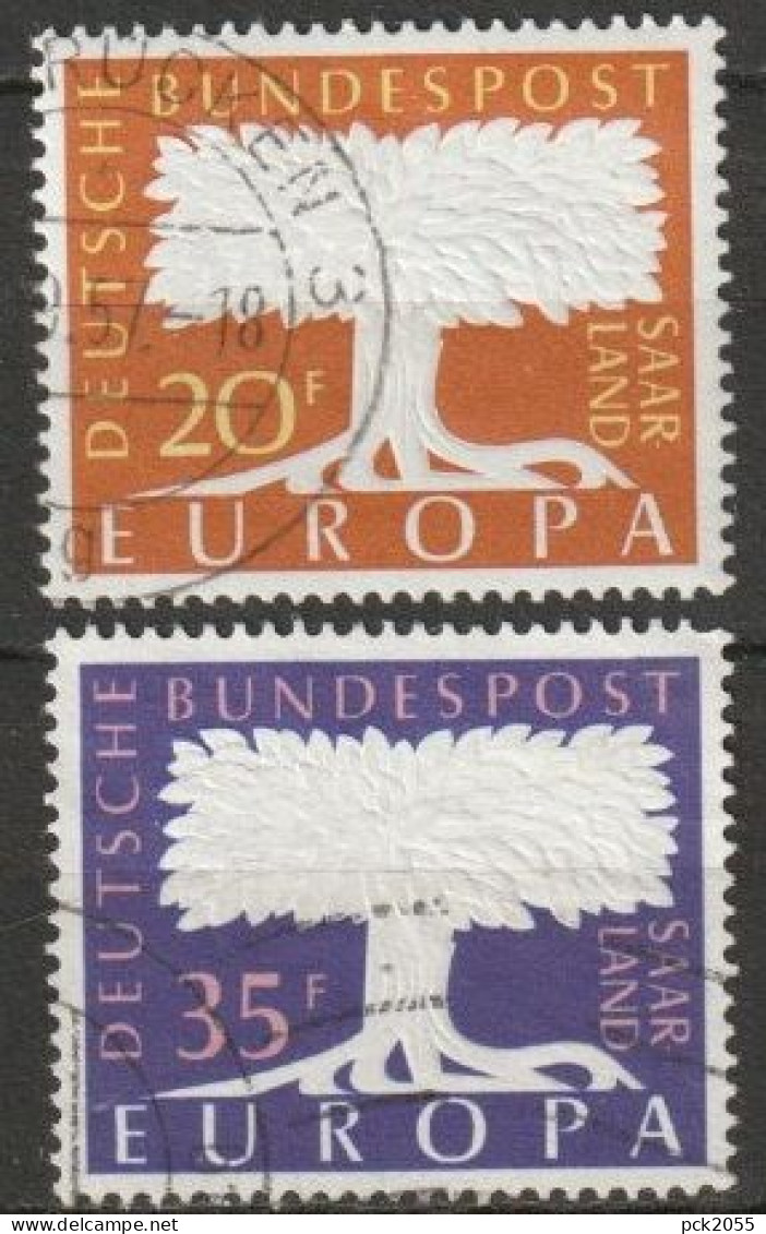 Saarland1957 Mi-Nr.402 - 403  O Gestempelt Europa ( A2215 )günstige Versandkosten - Gebraucht