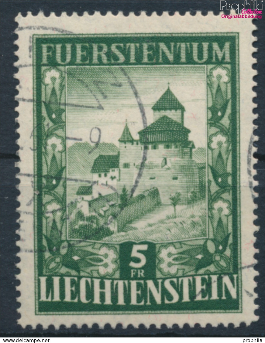 Liechtenstein 309 (kompl.Ausg.) Gestempelt 1952 Schloss Vaduz (10331911 - Oblitérés