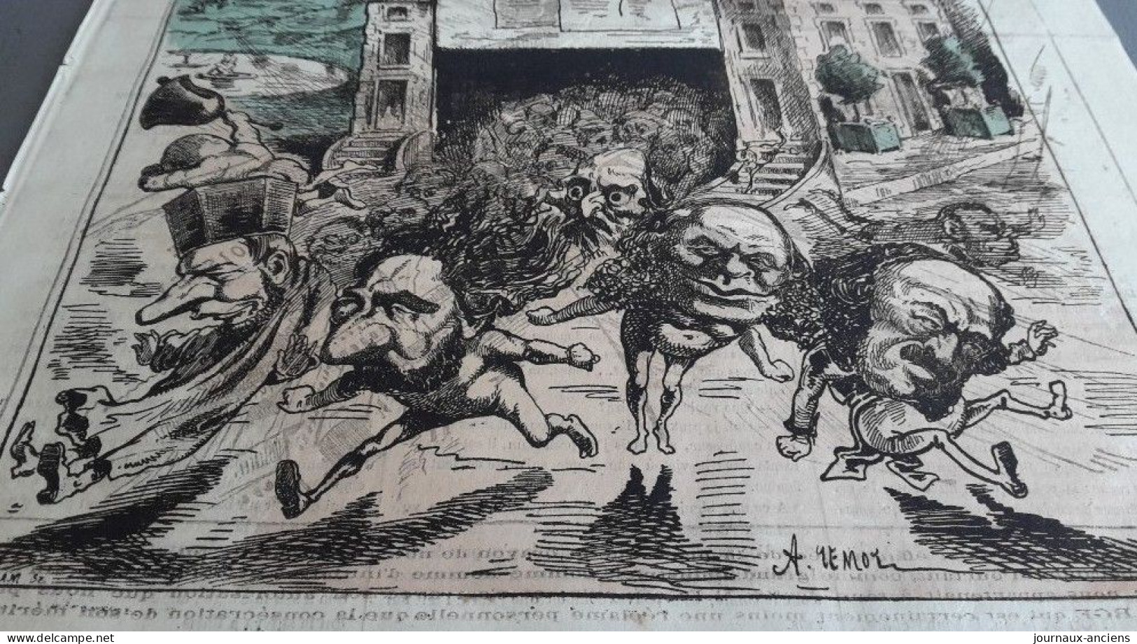 1871 LE MONDE POUR RIRE N° 133 - LA CLEF DES CHAMPS Par LEMOT - VACANCES DE L'ASSEMBLÉ - Mr THIERS - GAMBETTA - Non Classés