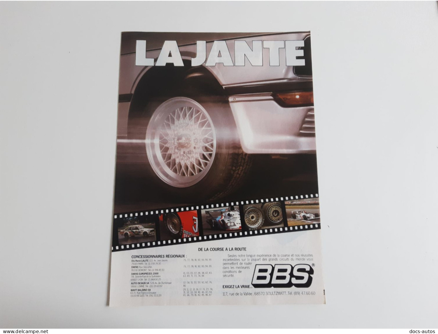 Jante BBS - Publicité De Presse - Other & Unclassified