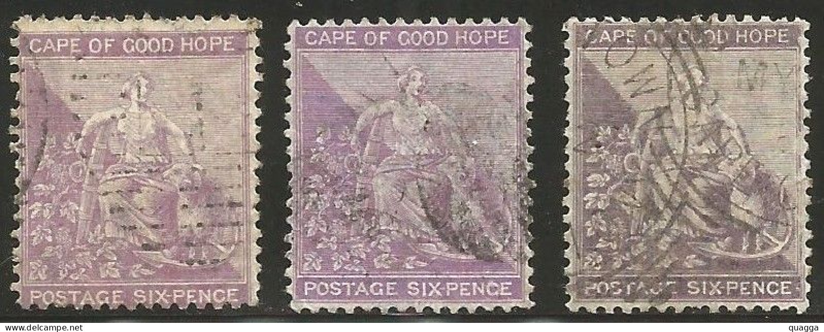 Cape Of Good Hope 1864. 6d (wmk.CC). SACC 20, SG 25. - Cap De Bonne Espérance (1853-1904)