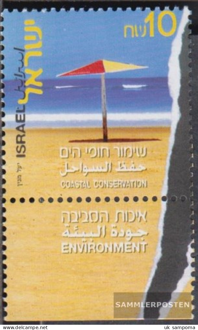 Israel 1643 With Tab (complete Issue) Unmounted Mint / Never Hinged 2001 Küstenschutz - Ungebraucht (mit Tabs)
