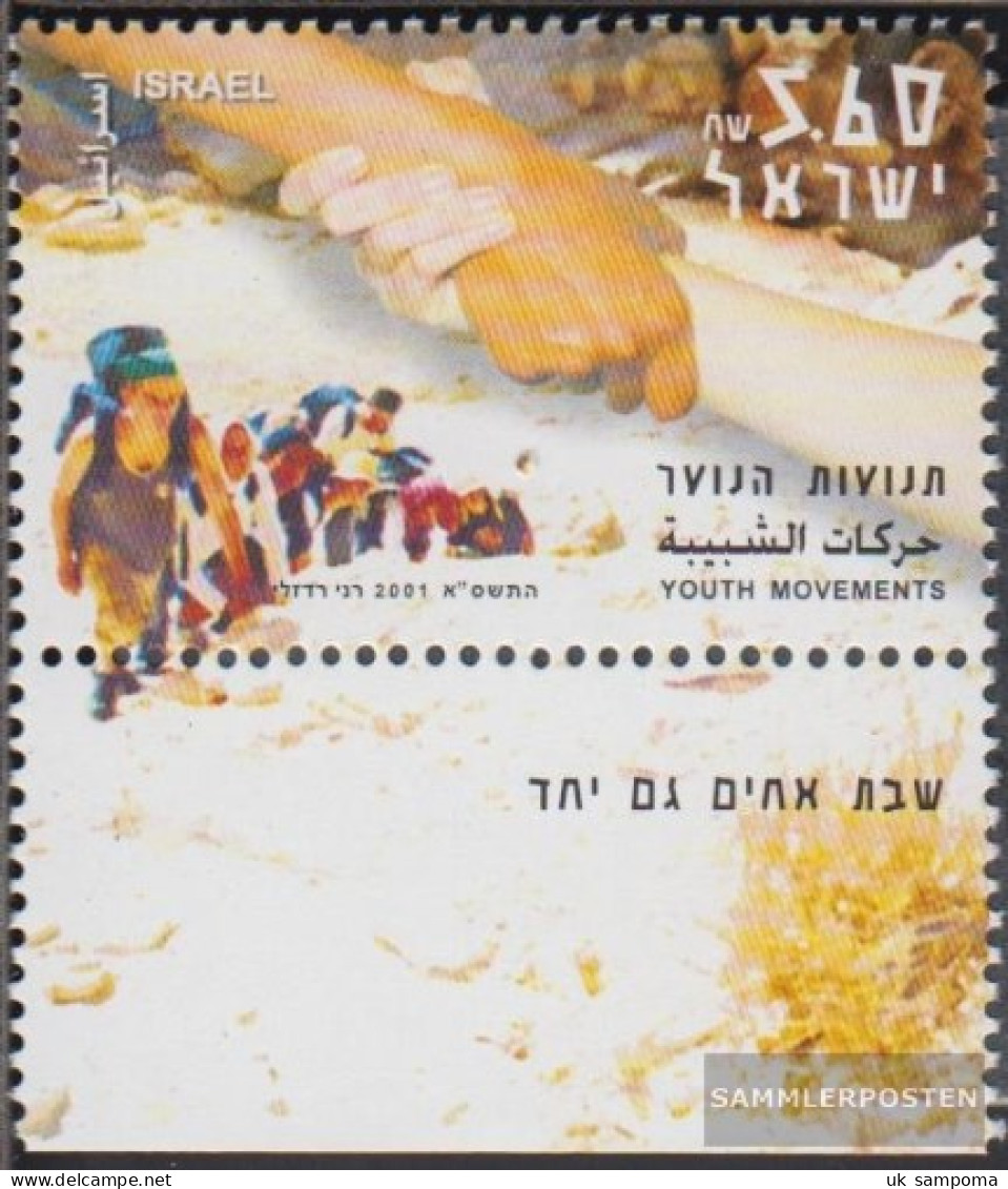 Israel 1628 With Tab (complete Issue) Unmounted Mint / Never Hinged 2001 Zionistische Jugendbewegungen - Ungebraucht (mit Tabs)