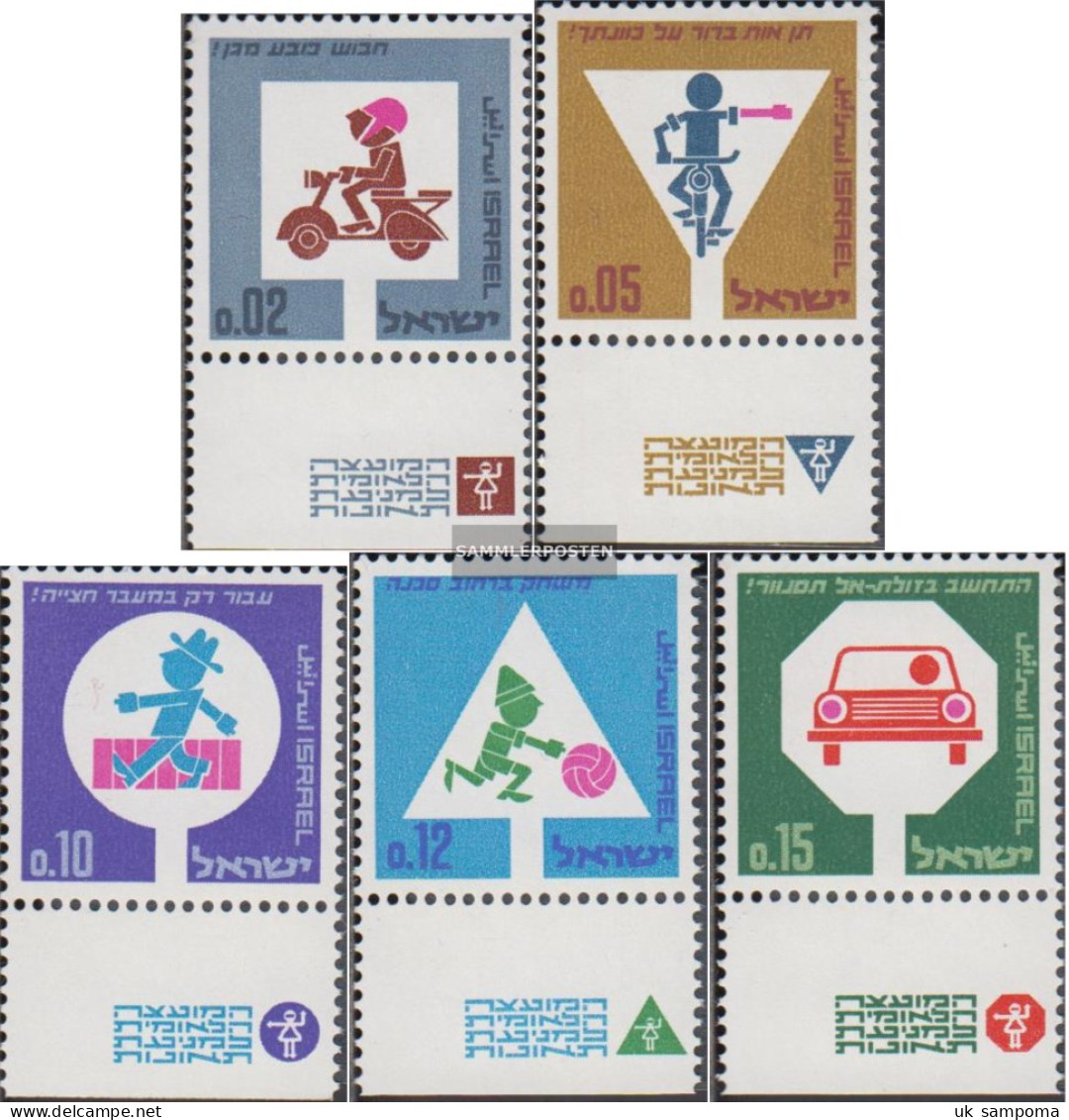Israel 360-364 With Tab (complete Issue) Unmounted Mint / Never Hinged 1966 Security In Road - Unused Stamps (with Tabs)