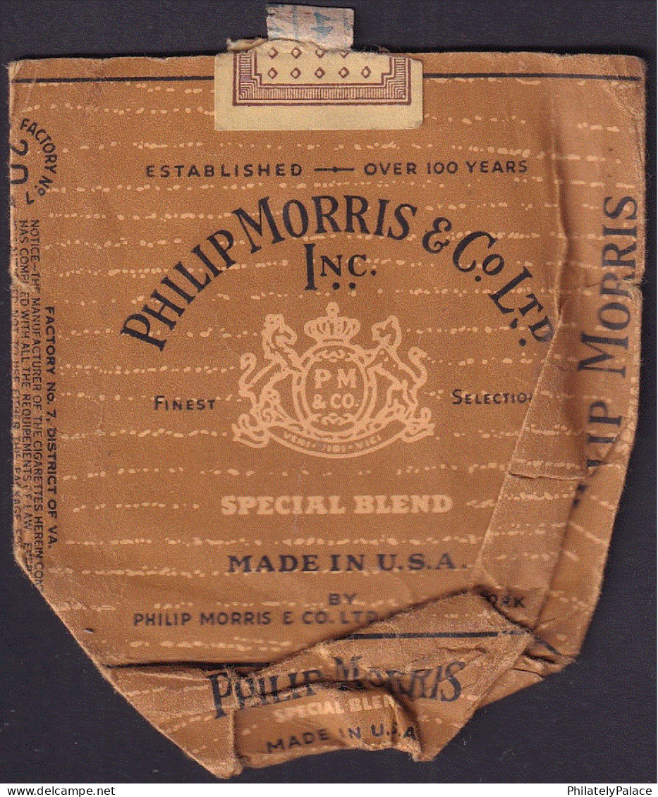 Vintage Philip Morris & Co. Ltd., Cigarette Empty Box Made In USA  (**) - Sigarettenkokers (leeg)