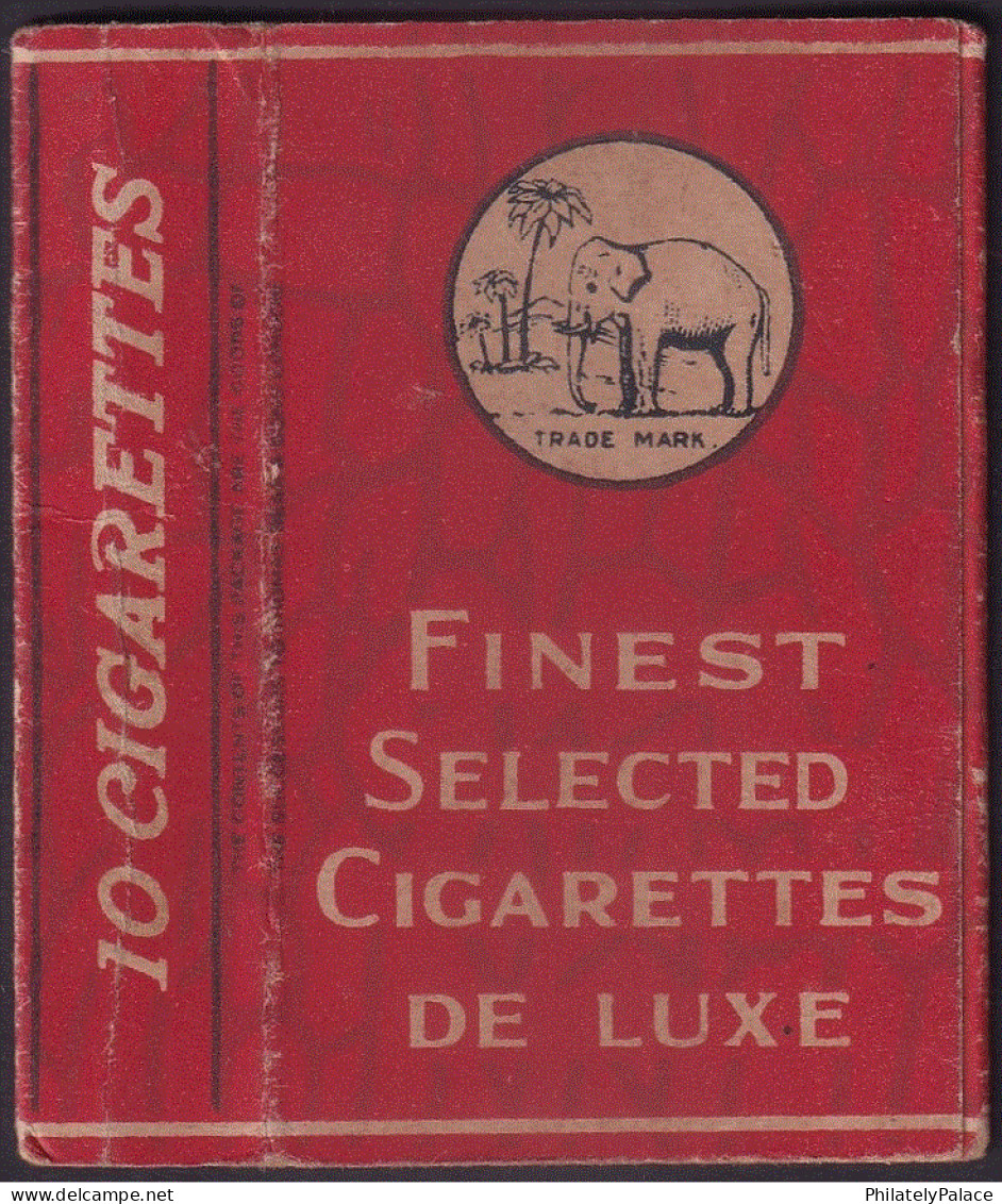 LONDON Vintage FINNEST SELECTED CIGARETTE DE LUX Empty CIGARETTE Packet (**) - Zigarettenetuis (leer)