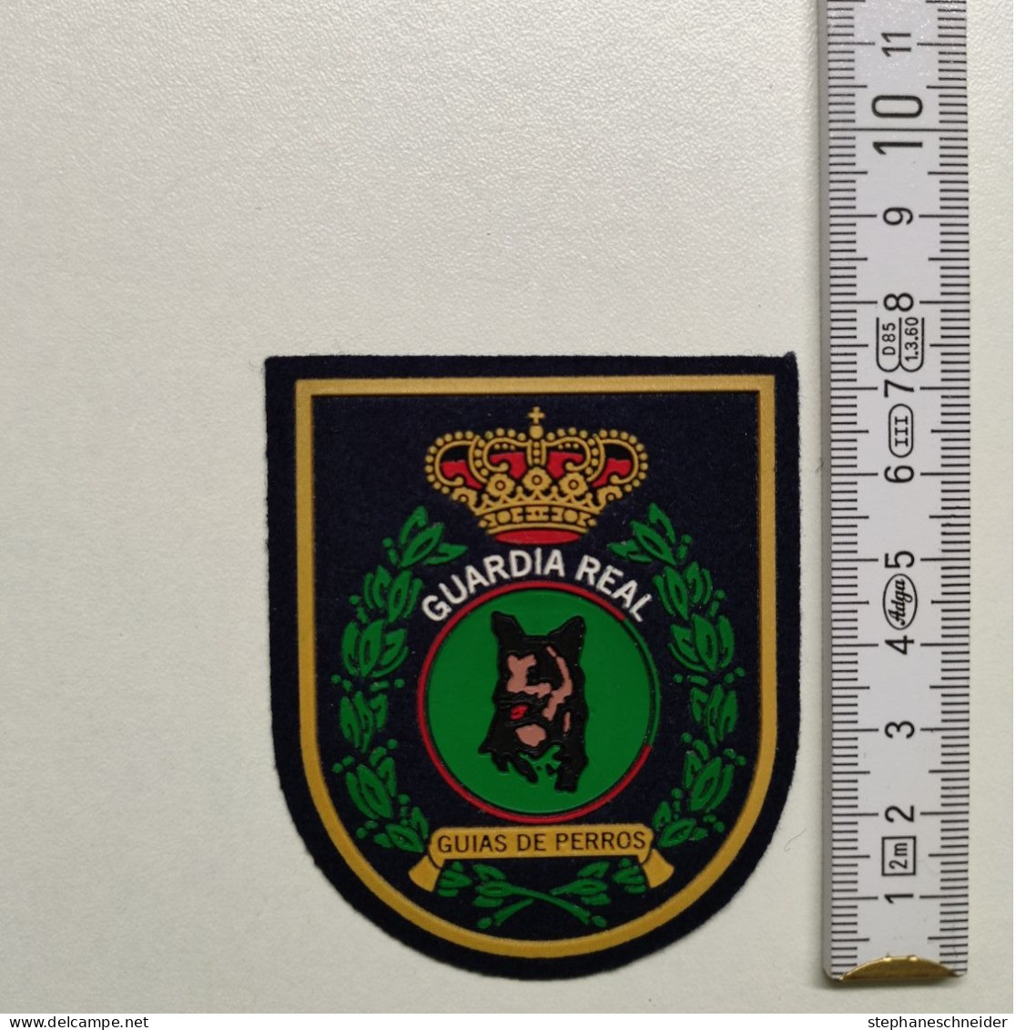 ECUSSON POLICE GENDARMERIE PATCH BADGE CANINE K9 -GUARDIA REAL GUIAS DE PERROS - Police