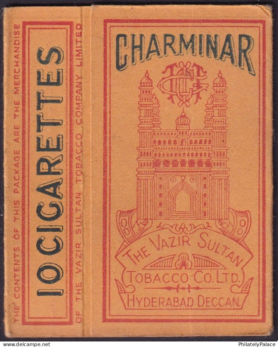 INDIA Vintage CHARMINAR - THE VAZIR SULTAN Empty CIGARETTE Packet (**) - Etuis à Cigarettes Vides