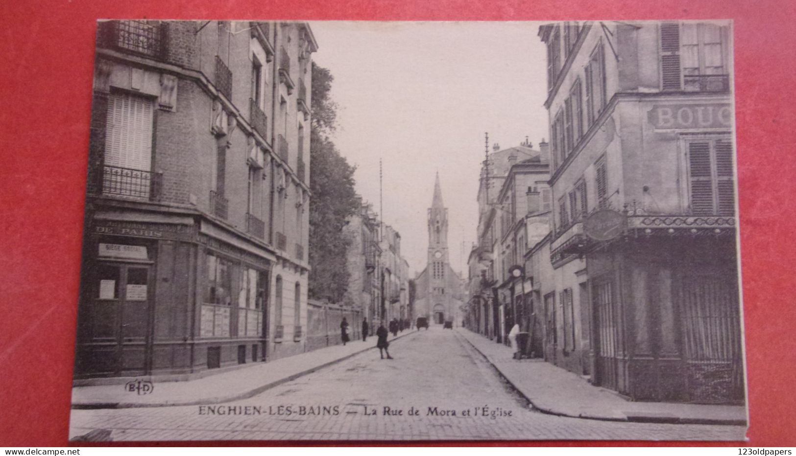 ENGHIEN LES BAINS RUE MORA BOUCHERIE - Enghien Les Bains