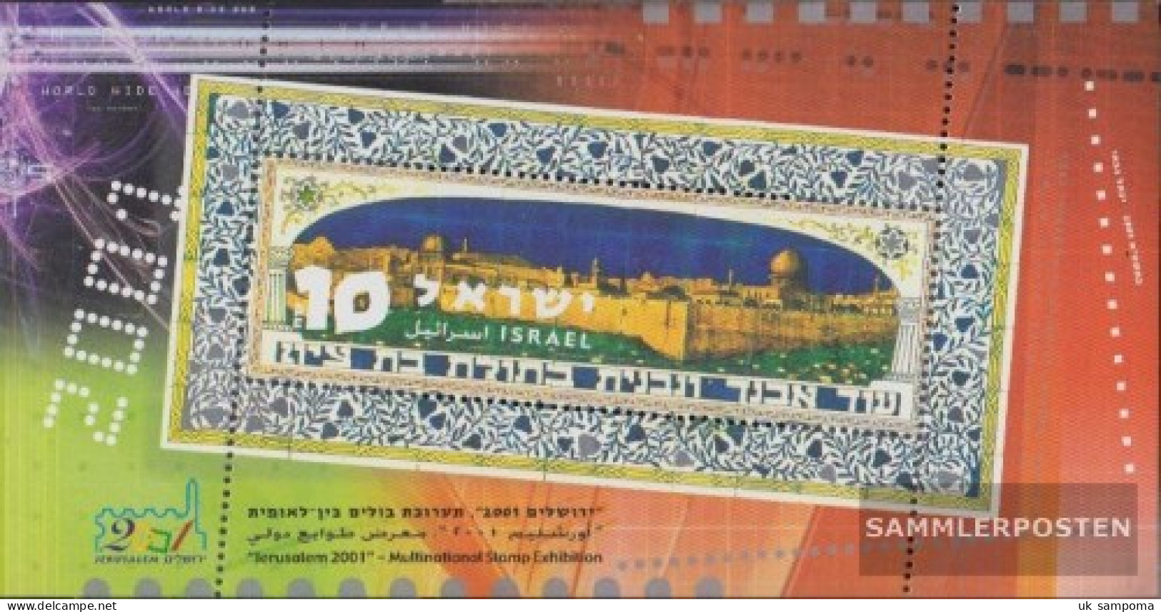 Israel Block63 (complete Issue) Unmounted Mint / Never Hinged 2001 Stamp Exhibition - Ungebraucht (ohne Tabs)