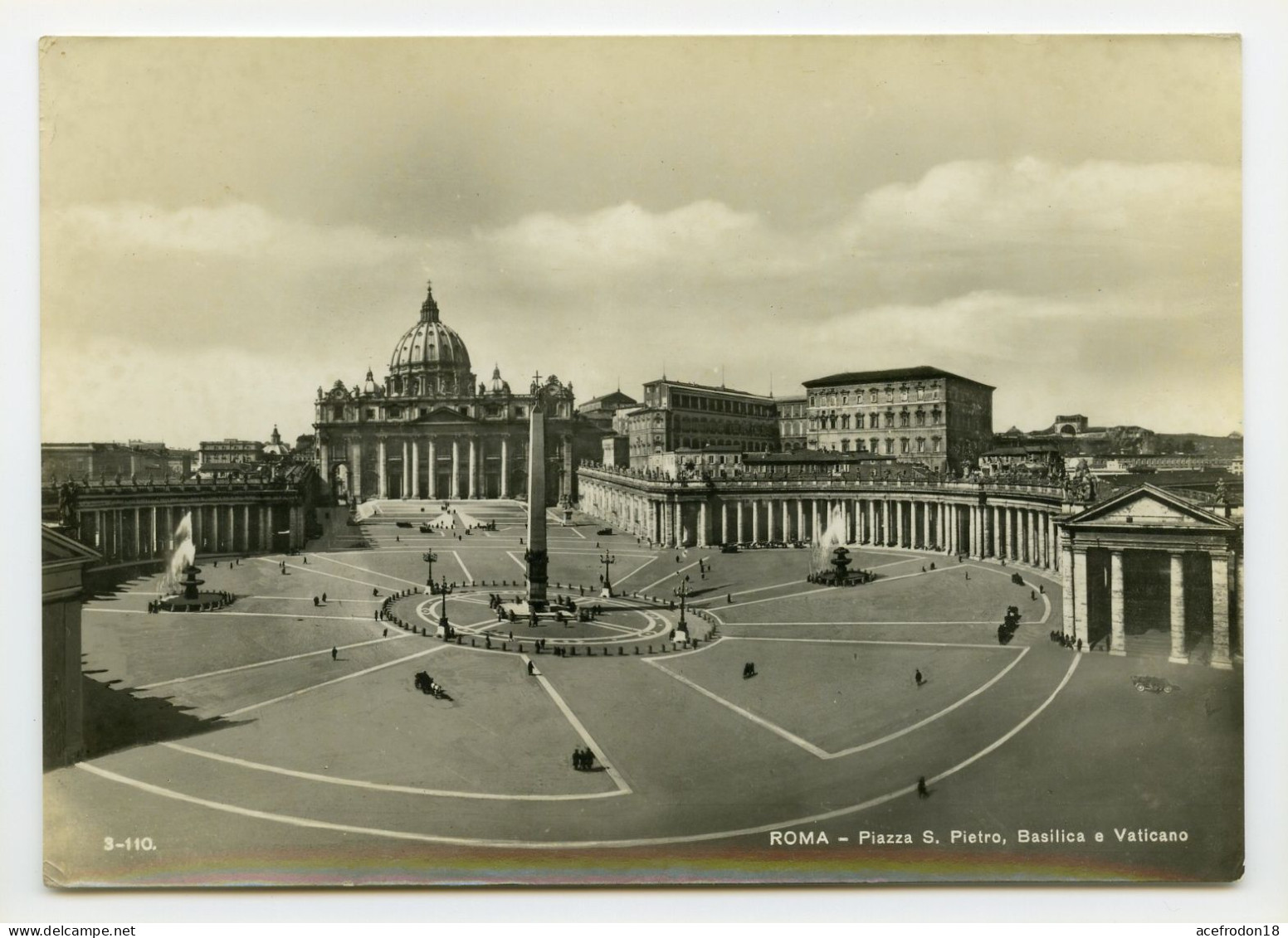 Vatican - Roma - Piazza S. Pietro, Basilica E Vaticano - Vatikanstadt
