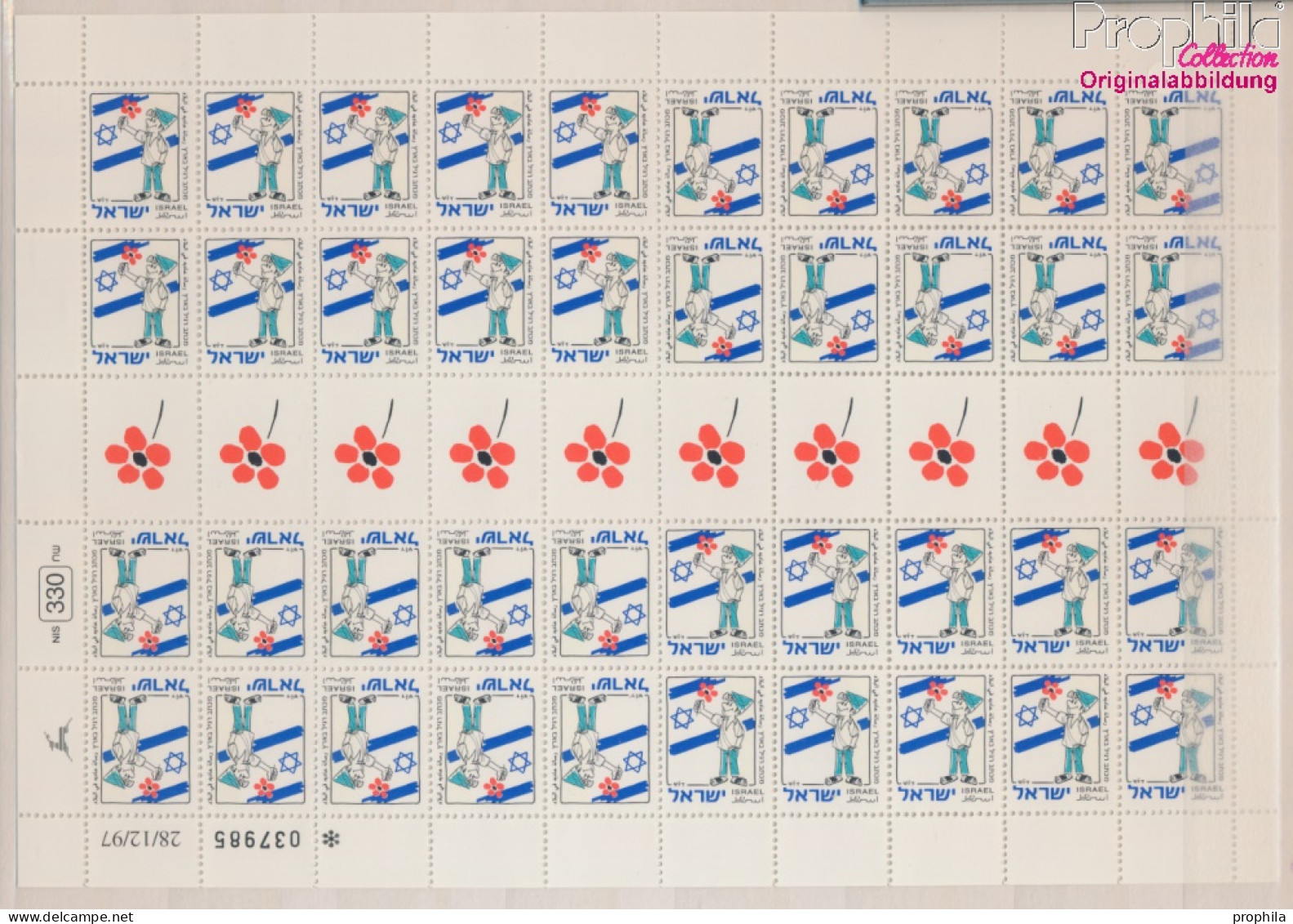 Israel 1451A MHB (kompl.Ausg.) Markenheftchenbogen Postfrisch 1998 50 Jahre Israel (10339409 - Libretti