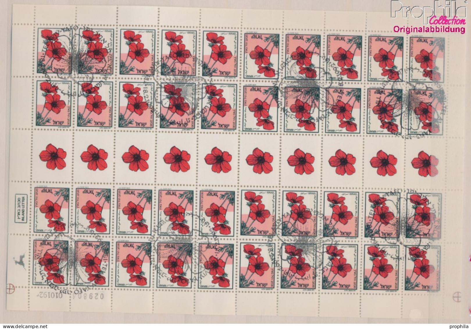 Israel 1217MHB (kompl.Ausg.) Markenheftchenbogen Gestempelt 1992 Kronenanemone (10339401 - Used Stamps (without Tabs)