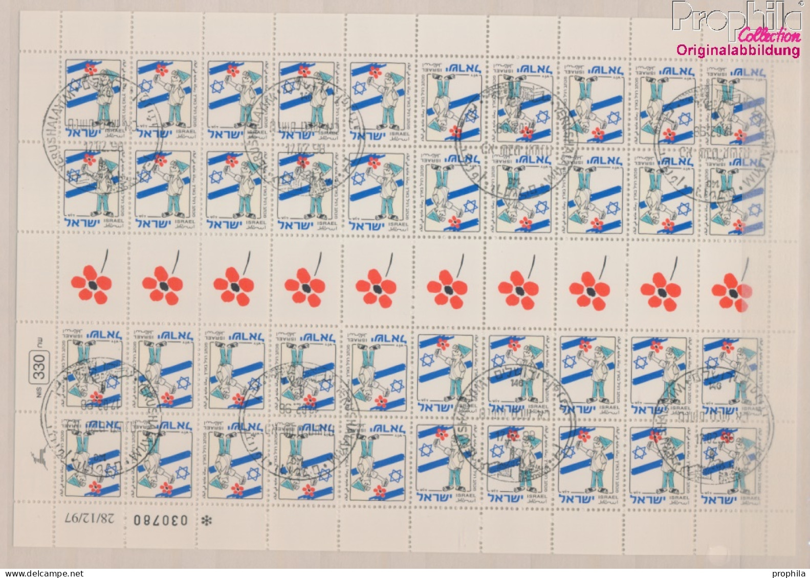 Israel 1451A MHB (kompl.Ausg.) Markenheftchenbogen Gestempelt 1998 50 Jahre Israel (10339399 - Gebruikt (zonder Tabs)