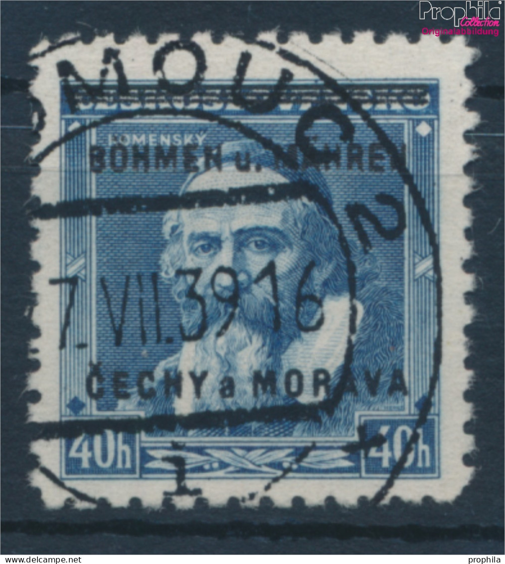 Böhmen Und Mähren 6 Stempel Nicht Prüfbar Gestempelt 1939 Aufdruckausgabe (10335292 - Used Stamps