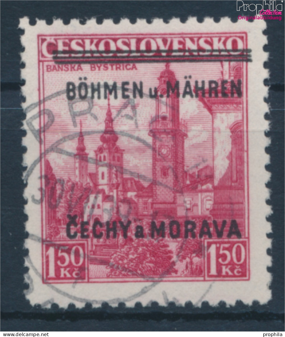 Böhmen Und Mähren 12 Stempel Nicht Prüfbar Gestempelt 1939 Aufdruckausgabe (10335288 - Usados