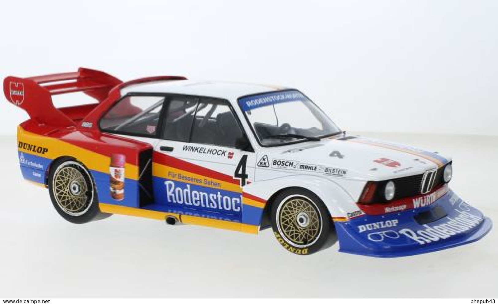 BMW 320 Gr.5 - Rodenstock - DRM Zolder 1979 #4 - Manfred Winkelhock - Model Car Group (1:18) - Autres & Non Classés