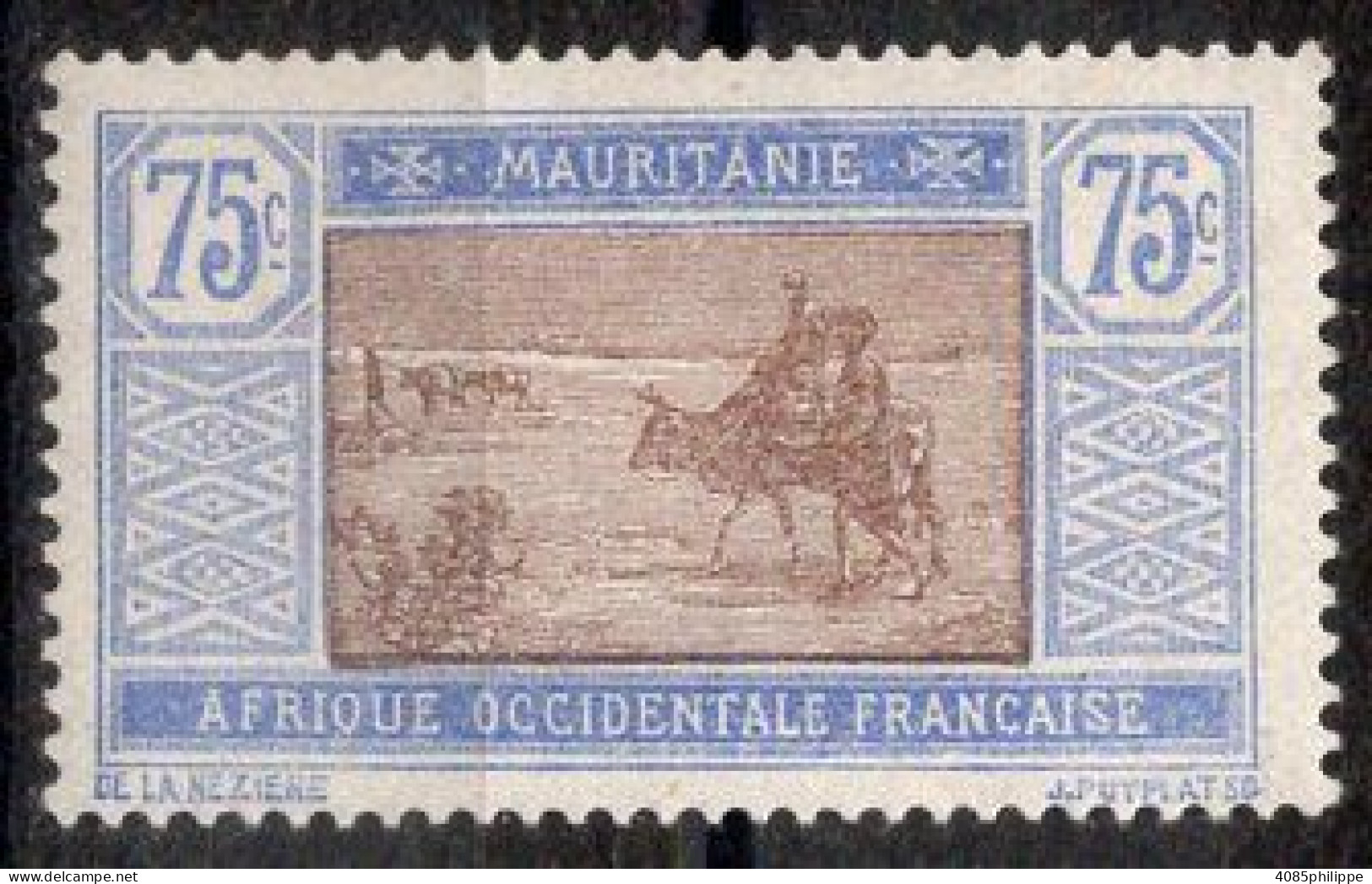 Mauritanie Timbre-poste N°30* Neuf Charnière TB Cote : 1€50 - Neufs