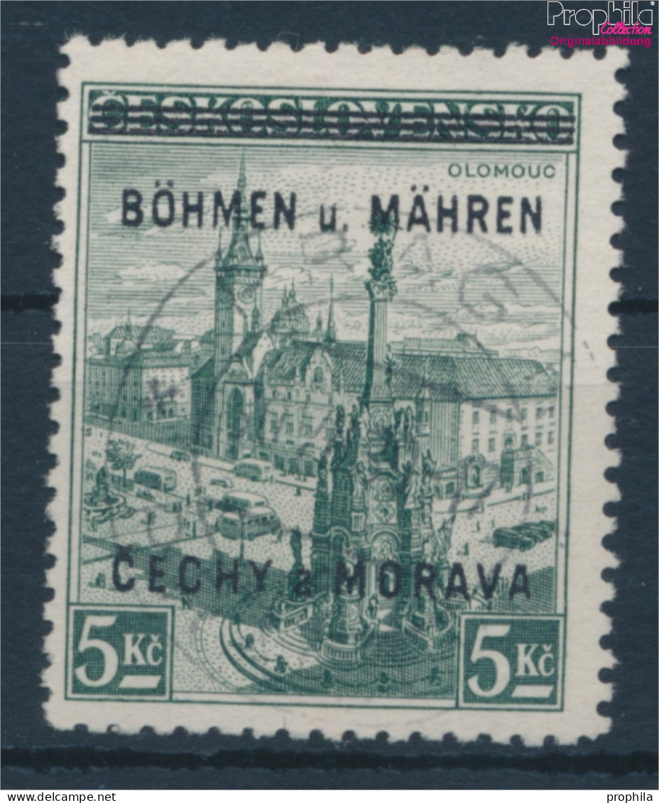 Böhmen Und Mähren 18 Stempel Nicht Prüfbar Gestempelt 1939 Aufdruckausgabe (10335285 - Usados