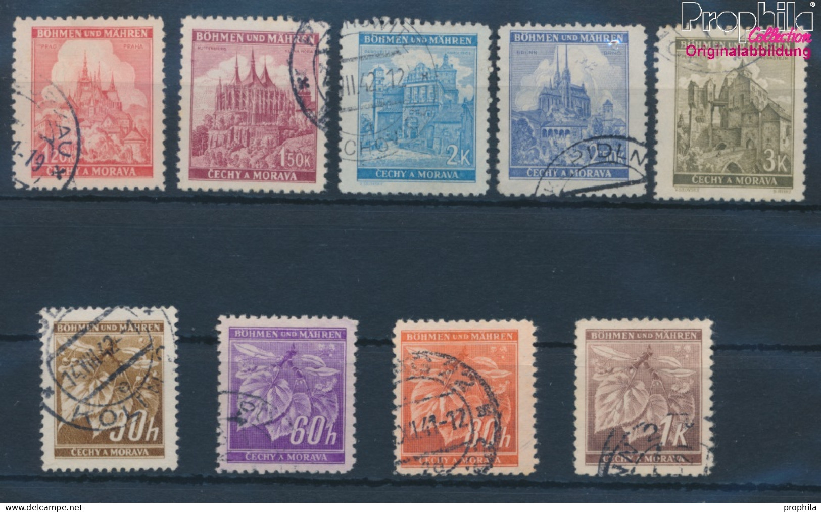 Böhmen Und Mähren 64,65-72 (kompl.Ausg.) Gestempelt 1941 Freimarken (10335279 - Usados