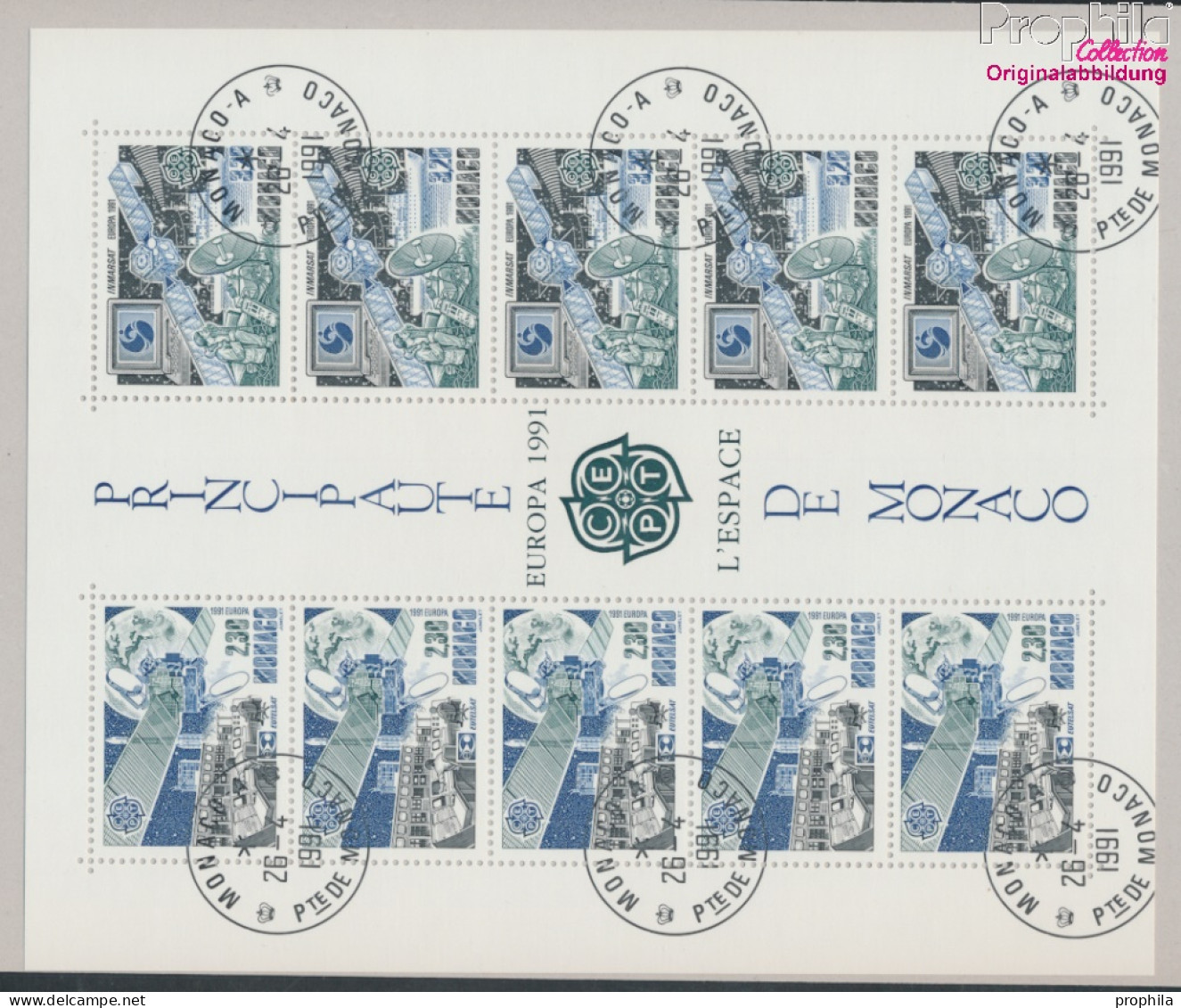 Monaco Block50 (kompl.Ausg.) Gestempelt 1991 Weltraumfahrt (10331504 - Used Stamps