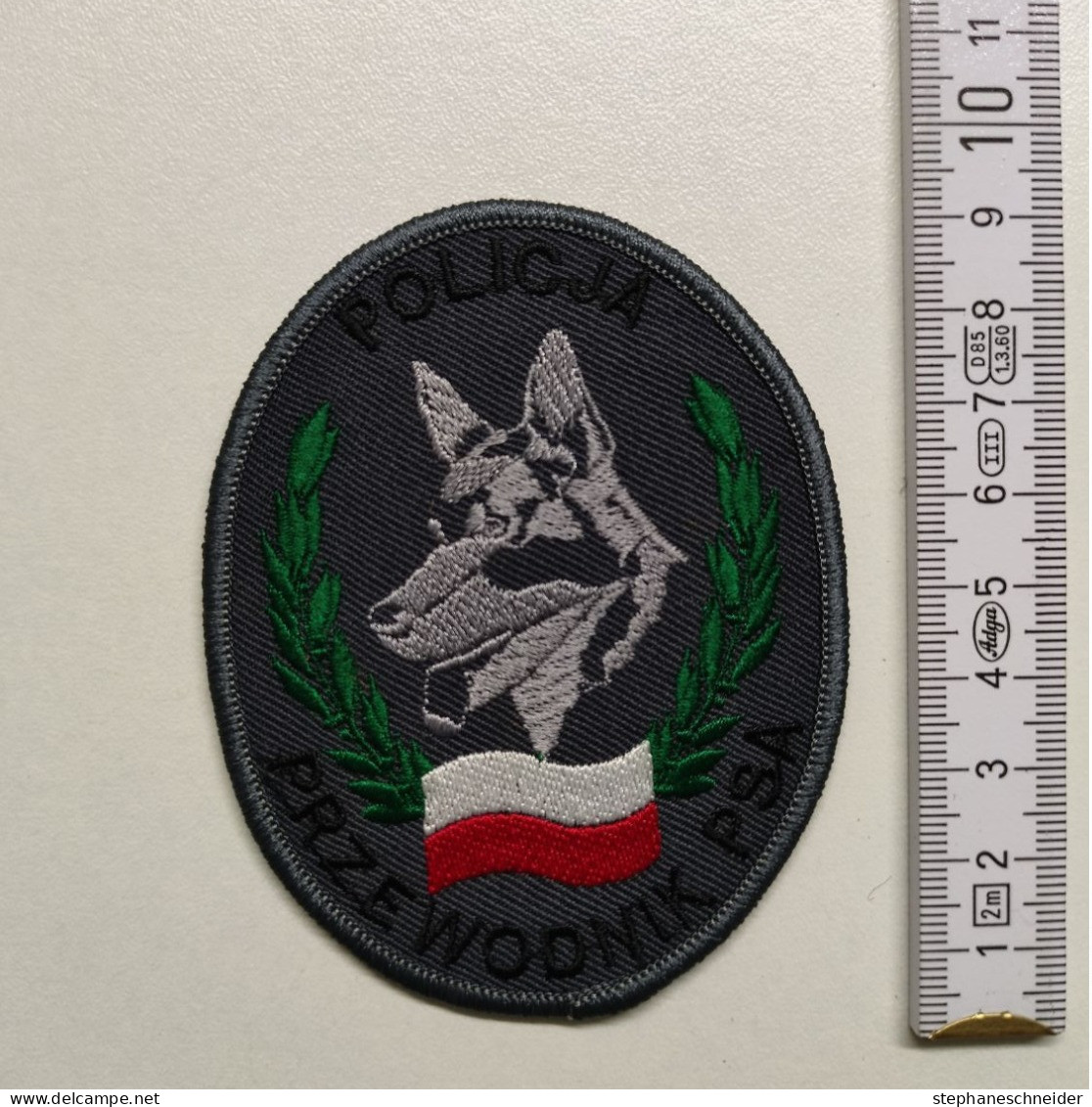 ECUSSON POLICE GENDARMERIE PATCH BADGE CANINE K9 - POLICJA PRZEWODNIK PSA - Police