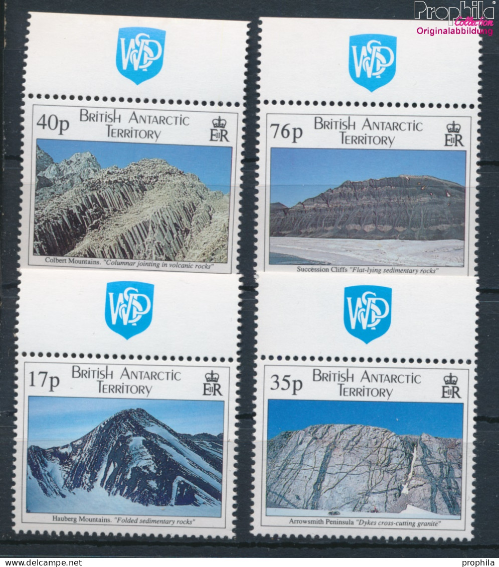 Britische Gebiete Antarktis 241-244 (kompl.Ausg.) Postfrisch 1995 Geologische Formationen (10331996 - Ongebruikt