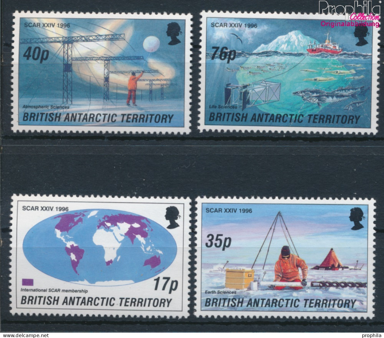 Britische Gebiete Antarktis 245-248 (kompl.Ausg.) Postfrisch 1996 Antarktisforschung (10331995 - Neufs
