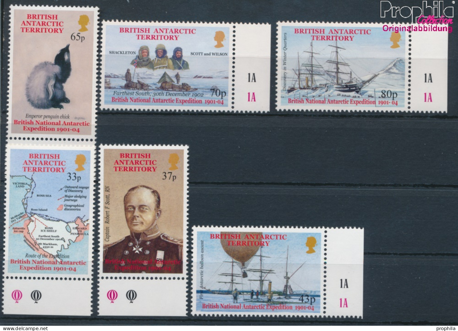 Britische Gebiete Antarktis 319-324 (kompl.Ausg.) Postfrisch 2001 Antarktisforschung (10331983 - Unused Stamps