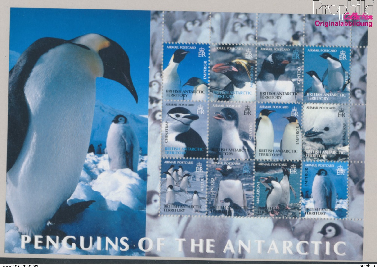 Britische Gebiete Antarktis 369-380 Zd-Bogen (kompl.Ausg.) Postfrisch 2003 Pinguine (10331469 - Neufs