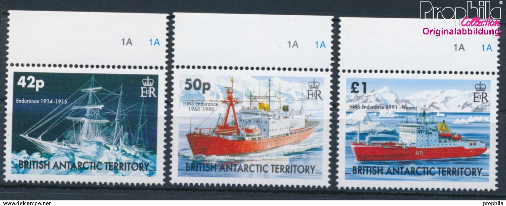 Britische Gebiete Antarktis 397-399 (kompl.Ausg.) Postfrisch 2005 Schiffe Mit Namen HMS (10331974 - Unused Stamps