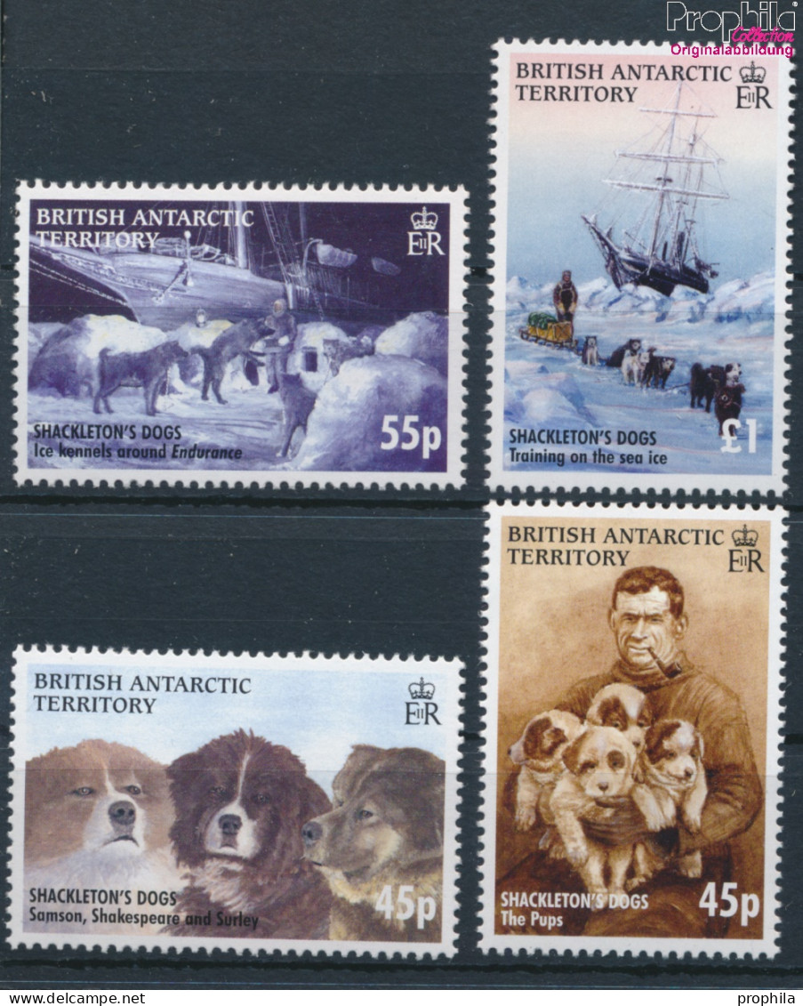 Britische Gebiete Antarktis 408-411 (kompl.Ausg.) Postfrisch 2005 Schlittenhunde (10331971 - Nuevos