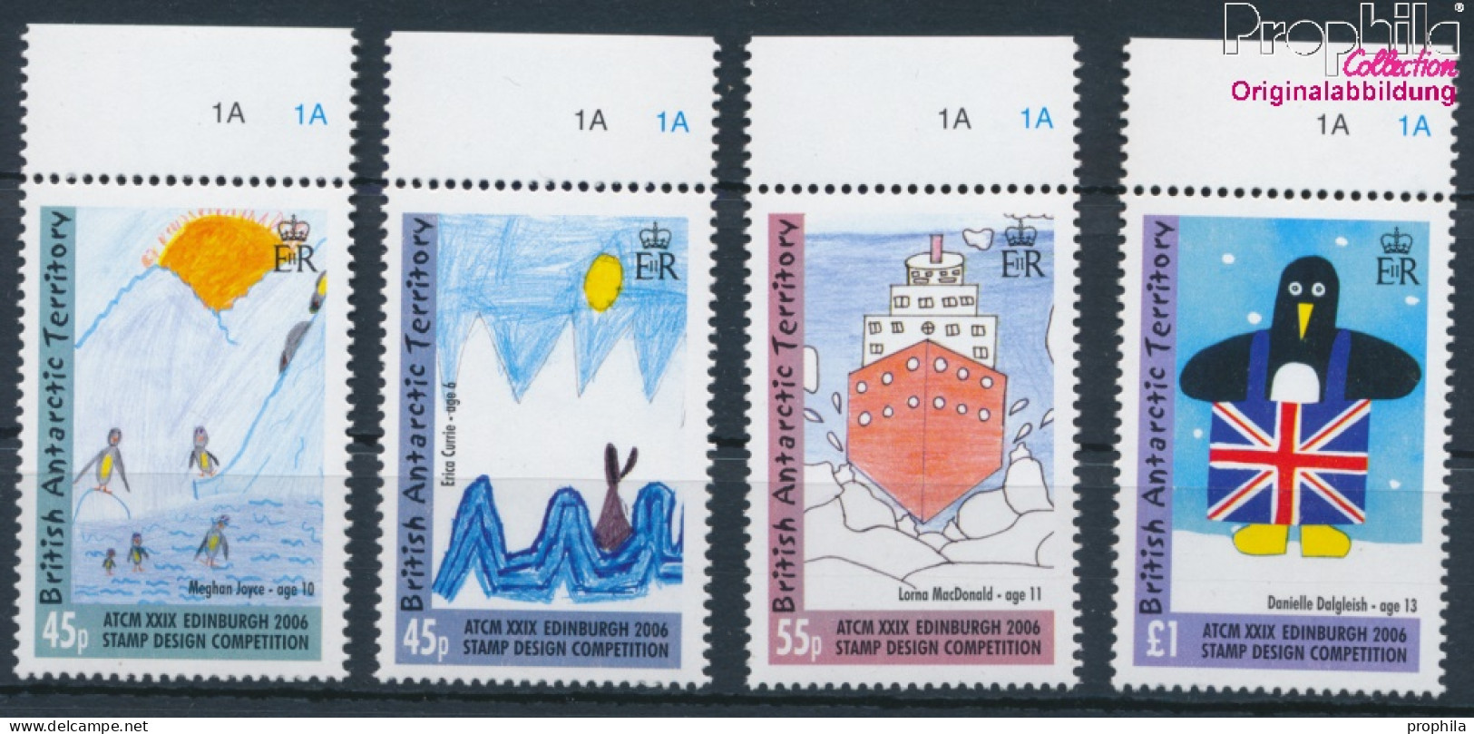 Britische Gebiete Antarktis 412-415 (kompl.Ausg.) Postfrisch 2006 Kinderzeichnungen (10331970 - Ongebruikt