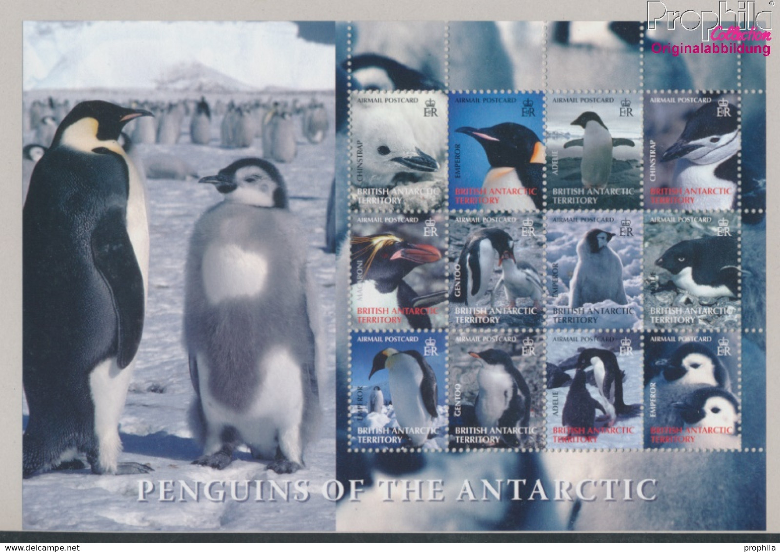 Britische Gebiete Antarktis 422-433 Zd-Bogen (kompl.Ausg.) Postfrisch 2006 Pinguine (10331467 - Unused Stamps