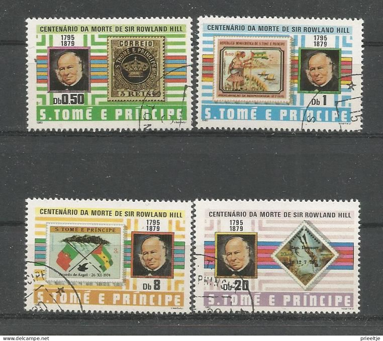 St Tome E Principe 1980 Sir Rowland Hill Centenary  Y.T. 590/593 (0) - Sao Tome Et Principe