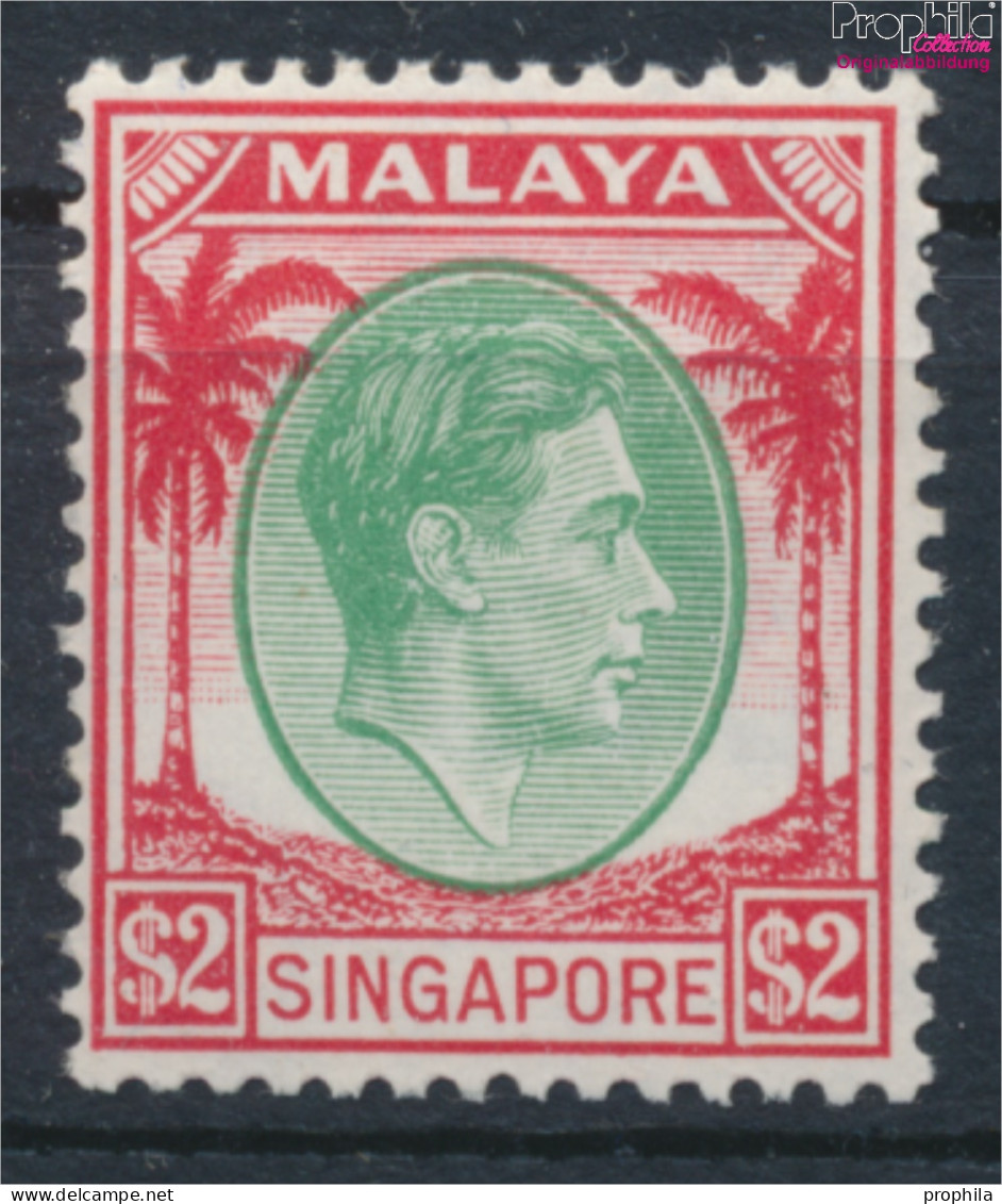 Singapur 19A Mit Falz 1948 Georg VI. (10331883 - Singapour (...-1959)