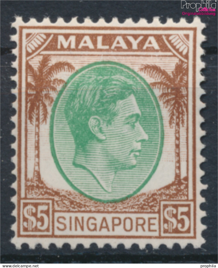 Singapur 20A Mit Falz 1948 Georg VI. (10331881 - Singapur (...-1959)