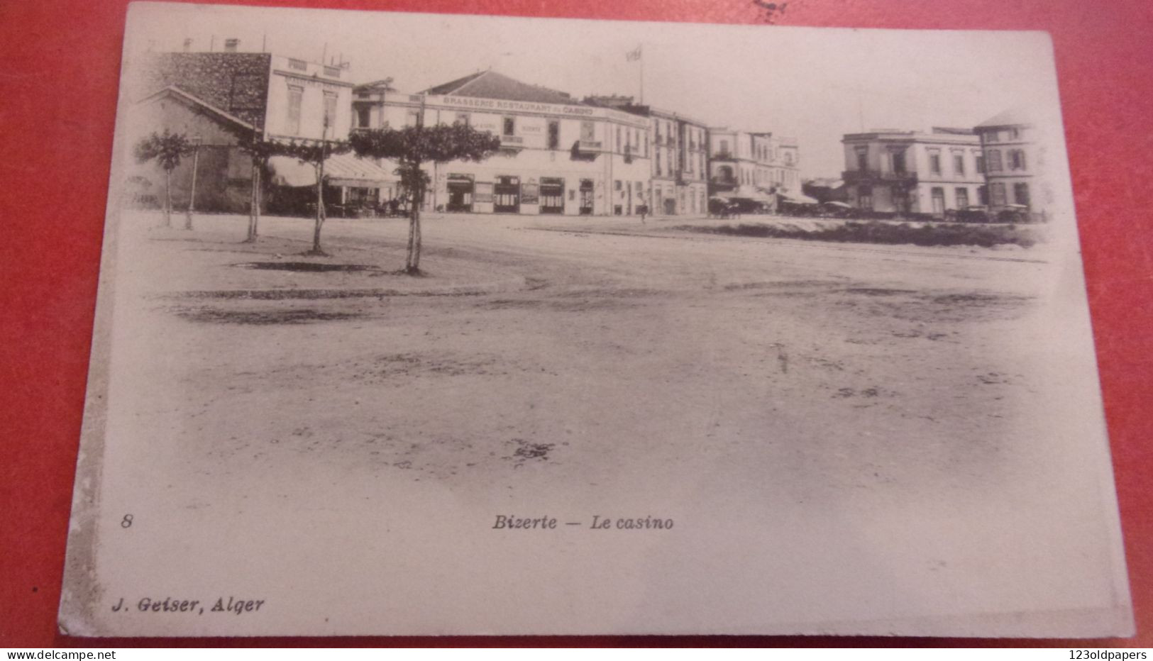 TUNISIE BIZERTE AVANT1904  CASINO BRASSERIE - Túnez